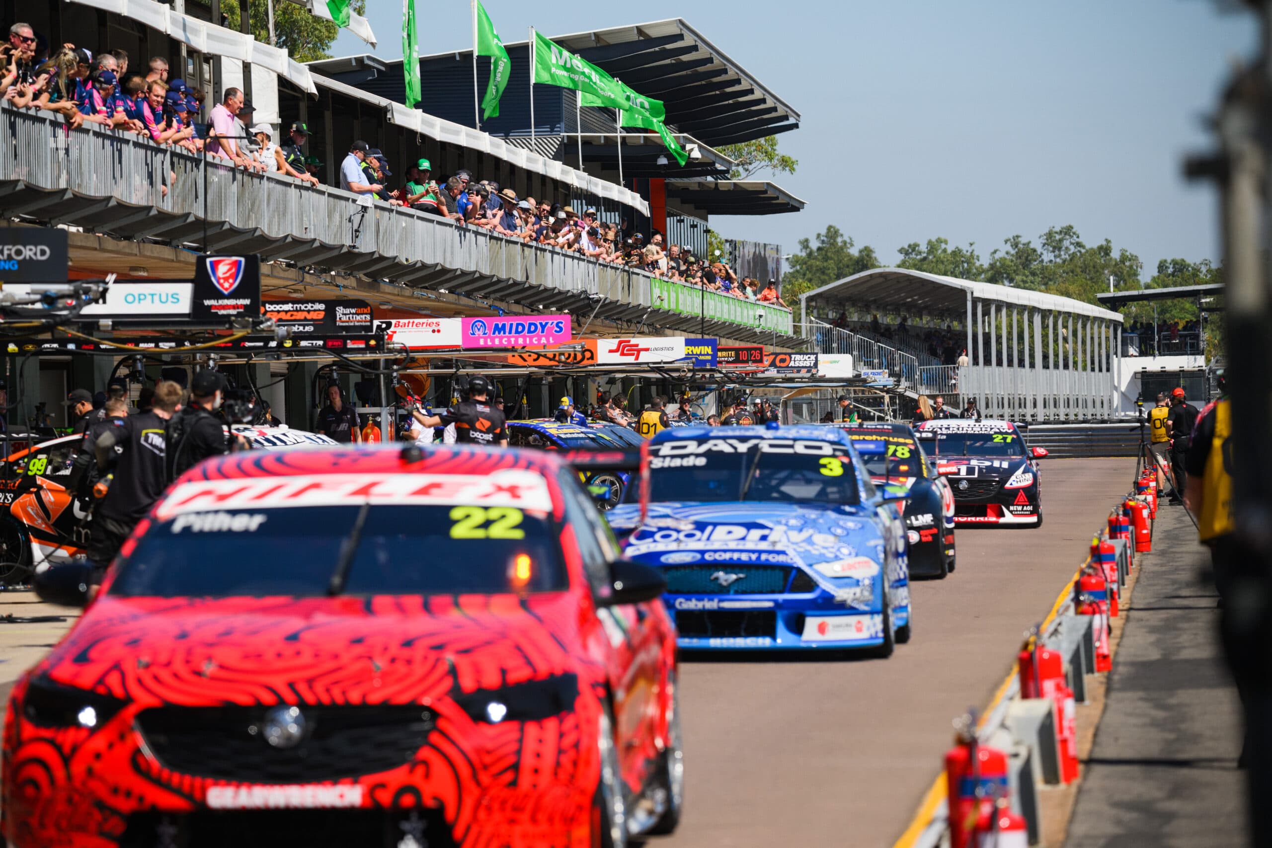 The Darwin Supercars schedule has been released