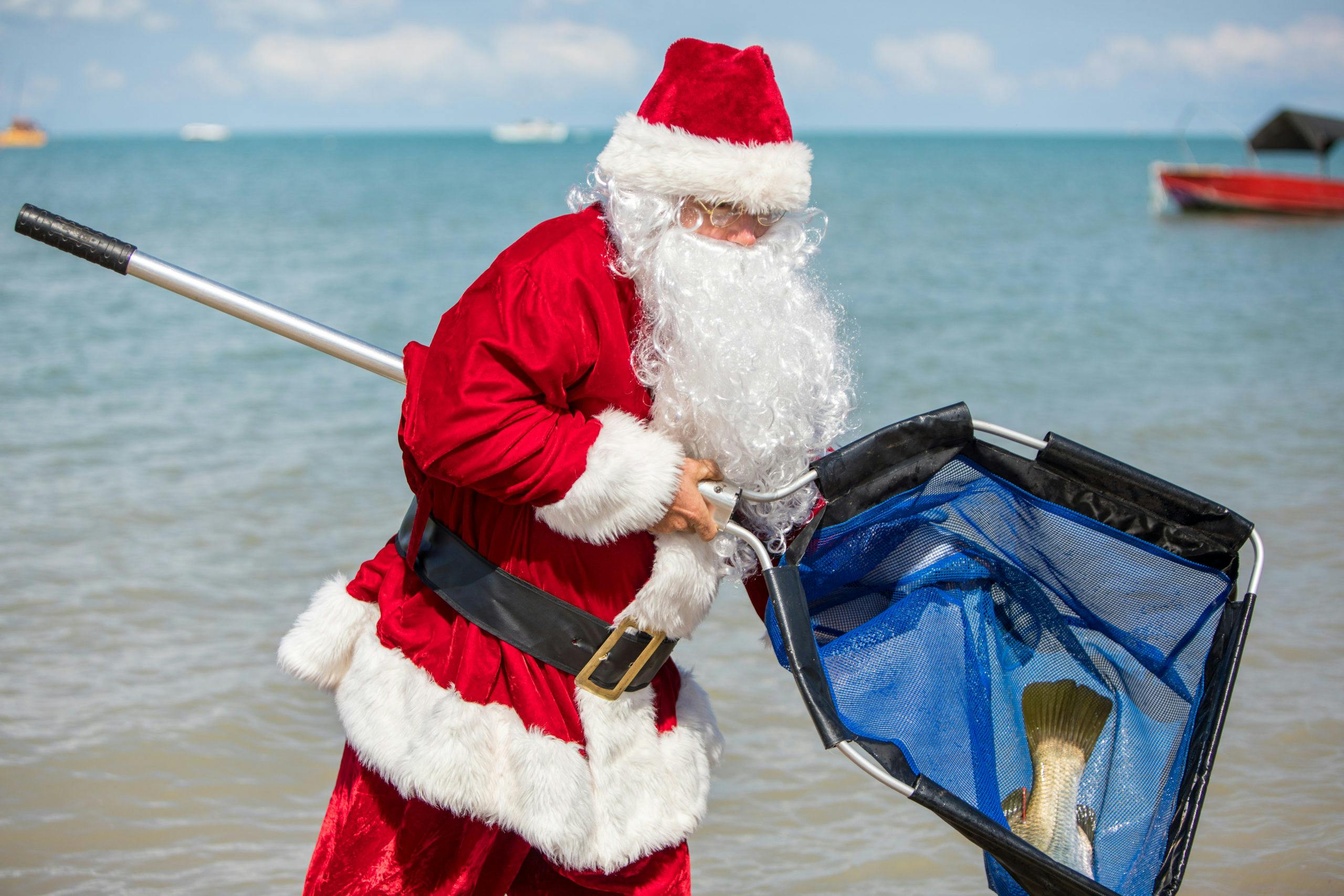 Santa has released more tagged fish in Darwin Top End waters