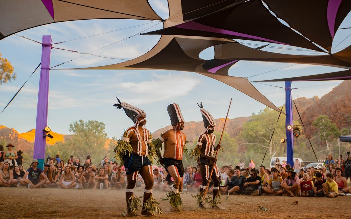 Wide Open Space Festival at Ross River Resort in the Red Centre